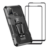 Qwyj Funda Para Samsung A21s Case, Con 2 Unidades Protector 