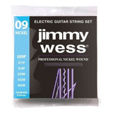 Jimmy Wess Wn1009 Encordadura Guitarra Electrica Niquel 9/42