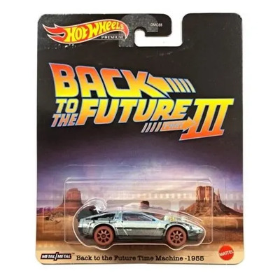 Hot Wheels Delorean Time Machine 1955 Back To The Future Color Plateado | Envío gratis