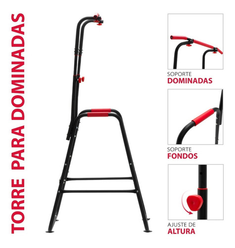 Estacion Dominadas Altera Barras Paralelas Fondos Pull Ups