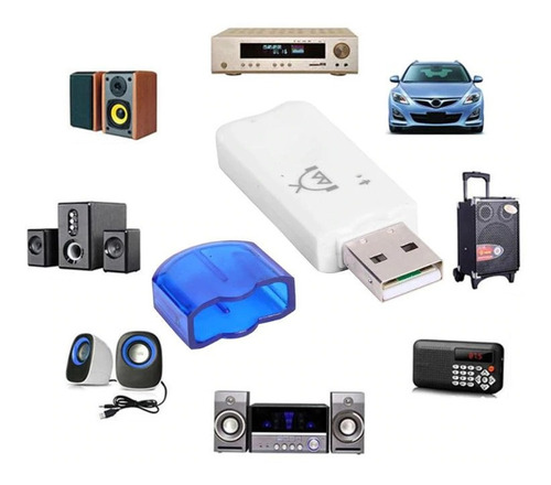 Receptor Bluetooth De Usb Inalambrico Audio Y Musica