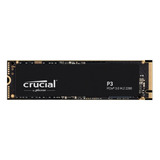 Disco Crucial De Estado Solido P3 500gb Nvme Pciex M.2 Ssd