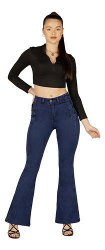 Jeans Flare Azul Je3510a