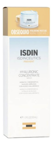 Kit Isdin Hyaluronic Concentrate 30 Ml + Moisture P Seca 8g