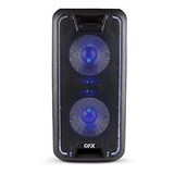 Altavoz Bluetooth Portátil Qfx Pbx-100 Con Luces De Fiesta