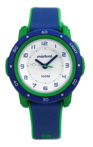 Reloj Pulsera Mistral Lax Pxa Analogico 100m Wr Iluminator