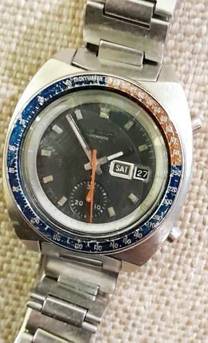 Seiko Pepsi Crono Automatic 6139 6002 Funciona Perfecto 