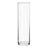 Vaso Tubo Cilindrico De Vidro Grande Decoração Luxo 14x80cm