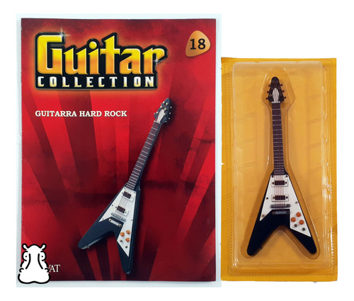 Miniatura Salvat Ed 18 - Guitarra Hard Rock + Suporte