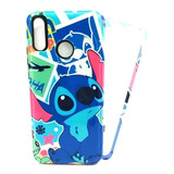 Case Stitch Ohana + Mica Cristal Huawei Y8s / Y9 2019