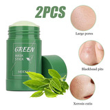 2 Tira Acne Espinha Pele Macia Green Skin Care Mask Stick