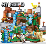 378 Peças De Manequins Minecraft 4 Em 1 De Lego Garden City