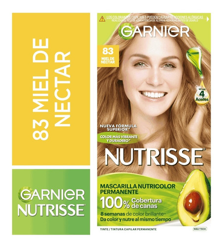 Garnier Nutrisse: Kit Completo Tintura Permanente X 45g