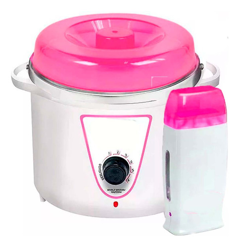 Termocera 400g T.rosa Panela Aquecedora De Cera + Roll On