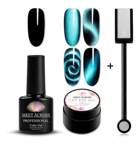 Kit Esmalte Gel Semipermanente Ojo De - mL a $2360