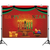 Happy Kwanzaa - Telón De Fondo Para Cabina De Fotos Afroamer