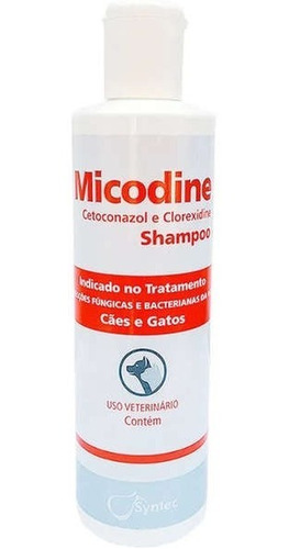 Shampoo Micodine Para Cães E Gatos 225ml