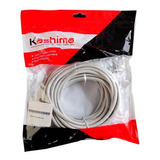 Cable Utp  Cat6e  Kashima Patch Cord Gris De 10 Metros