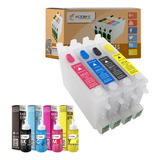 Cartucho Rellenable 631 Ep + 4 Tintas Dye 400ml