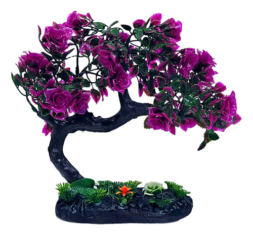 Planta Bonsai Artificial Decoração De Aquários Maquetes G