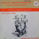 Manuel Benítez Carrasco - Poemas Taurinos (1969) - Vinyl Lp