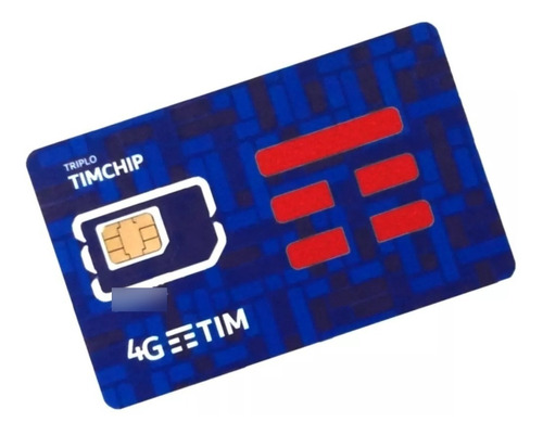 Chip Tim 4g  (postagem Em Até 24 Hrs)