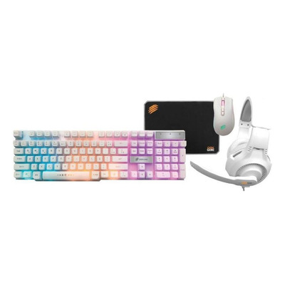 Combo Gamer Thunder 4 Em 1 Teclado Headset Mouse E Mousepad - Oex