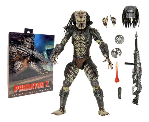 Neca Depredador Ultimate Scout Alien Predator 2 Explorador