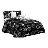 Cobertor De Verano Quilt Cubrecama Reversible King