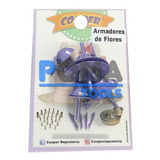 Kit 12 Clavos Armadores P/ Armar Flores Reposteria Cooper *