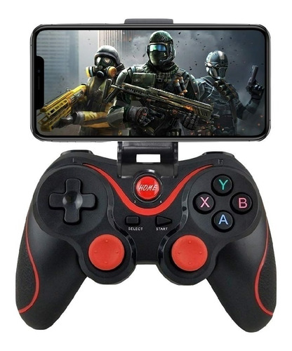 Control Bluetooth Celular Pc Gamepad Android Los Pc+ Soporte