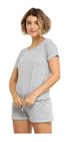 Pijama Feminino Lupo Curto Short Doll Viscose