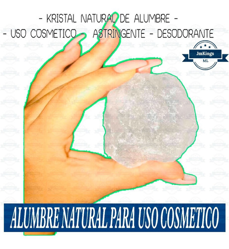 Jmk | 1 Kilo Cristal De Alumbre 100% Natural. Desodorante
