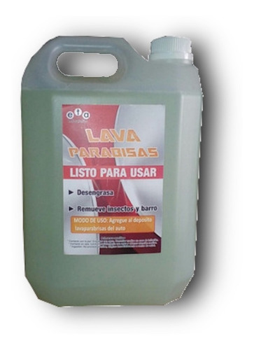 Liquido Lava Parabrisa 5 Litros. Exelente Calidad