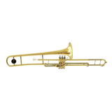 Trombone Pisto Eagle Tv 602 Laqueado Longo Sib Tv602