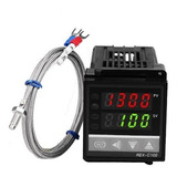 Kit Pirómetro Digital Rex-c100 Control De Temperatura Rele