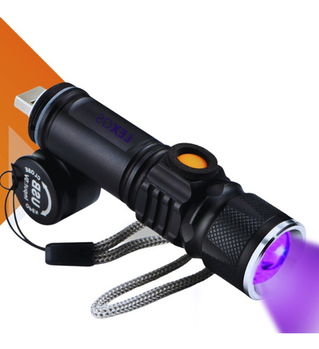 Kit 10 Lanterna Led Potente Luz Negra Ultravioleta Escorpião