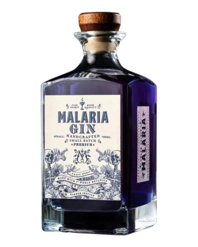 Gin Malaria Handcrafted 700 Ml Especial Día Del Padre Regalo