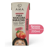 Jugo Orgánico Ama Manzana Durazno Tetra 200 Ml