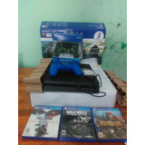 Playstation 4 Slim Seminuevo 3 Juegos Y Dos Controles