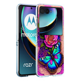 Funda Para Motorola Razr 40 Ultra Diseño Mariposa