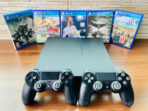 Playstation 4 500gb Fat Usado Novíssimo Em Perfeito Estado