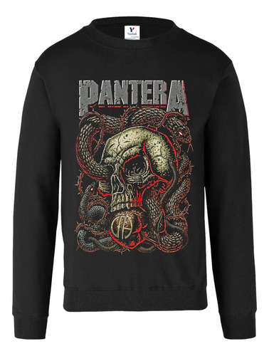 Sudadera Pantera, Unisex Cuello Redondo 02