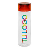 10 Botellas Deportiva Personalizada Con Tu Logo Full Color