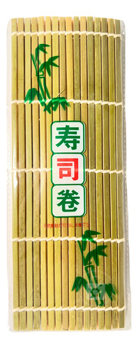 Esteira Sushi Mat Bambu Sudare Quadrado 24x24cm