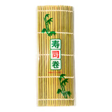 Esteira Sushi Mat Bambu Sudare Quadrado 24x24cm