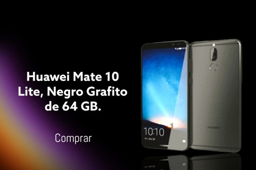 Huawei Mate 10 Lite | 64 Gb | Negro Grafito | 4 Gb Ram