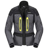 Chamarra Moto Turismo Spidi Traveler3 Gris/ Hivis De Mujer