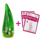 Gel Aloe Vera Refrescante + 2 Mascarillas Hidratante P/manos