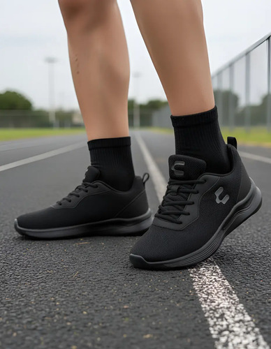 Charly Tenis Para Hombre Negro Negro, Código 104087-2